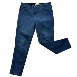 Democracy Ab Women's Sz 12 Technology Skinny Jeans Dark Wash Stretch Denim Pants